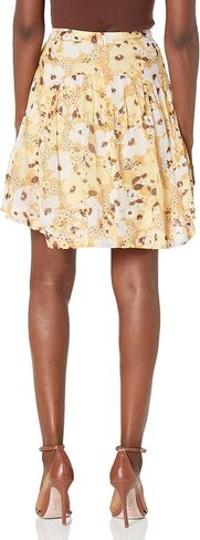 Joie Women's Lesly Skirt in Amber Gold Multi in Saudi Arabia