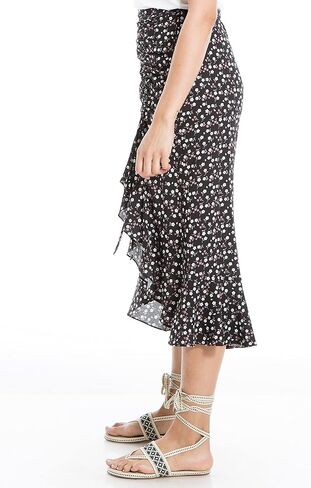 Max Studio Women's Maxi Ruffle Skirt in Kuwait