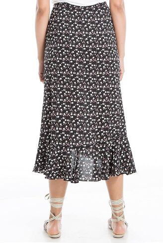 Max Studio Women's Maxi Ruffle Skirt in Kuwait