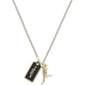 Coach Hangtag Short Pendant Necklace in Saudi Arabia