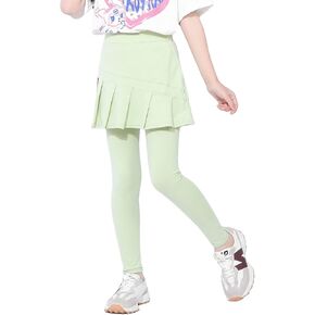 birbyrrly Girls Footless Leggings with Ruffle Skirt, Skirt Leggings for Girls in Saudi Arabia