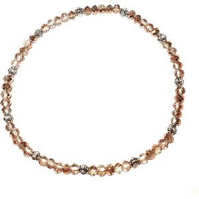 Stretch Bead Ankle Bracelet Anklet - Metallic Copper Tone (A125) in Saudi Arabia