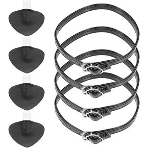 Beavorty 2 Pairs Detachable High Heels Anti Slip Shoe Straps Anti-Loose Heels Ankle Straps Womens Elastic Detachable Buckle