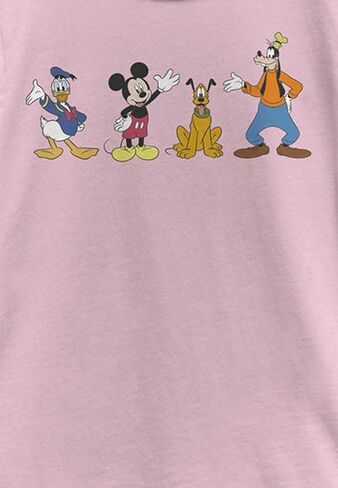 Disney Characters 4 Friends Girl's Solid Crew Tee in Kuwait