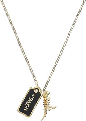 Coach Hangtag Short Pendant Necklace in Saudi Arabia