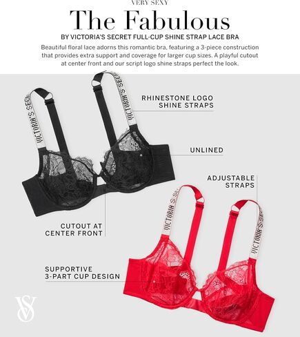 Victoria's Secret The Fabulous Full Cup Bra, Very Sexy, Bras for Women (34B-42DDD) in Saudi Arabia
