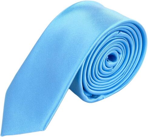 TrendsBlue Premium Classic Solid Color 2" Skinny Necktie Neck Tie - Diff Colors Avail in Saudi Arabia