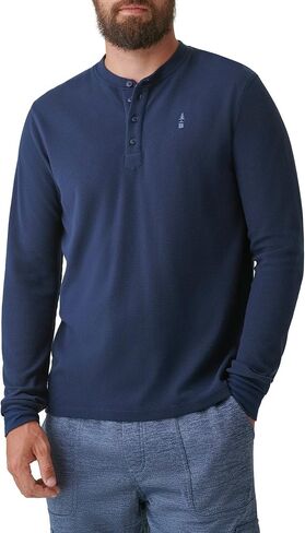 BASS OUTDOOR Men's Henley Long Sleeve Tee in Saudi Arabia