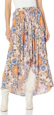 Angie Women's Hi-Low Printed Skirt in Saudi Arabia