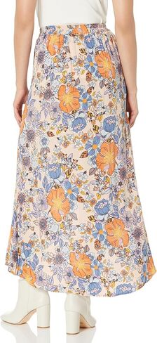 Angie Women's Hi-Low Printed Skirt in Saudi Arabia