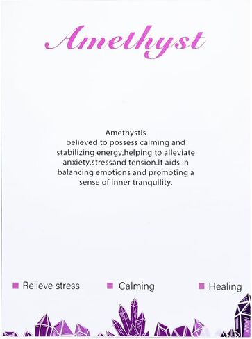 Pingyongchang تخفيف التوتر والقلق اليوغا كريستال سوار، أساور تعويذة للنساء الحجر الطبيعي شفاء كريستال هدايا عيد ميلاد للفتيات في سن المراهقة سوار اليشم للرجال in Kuwait