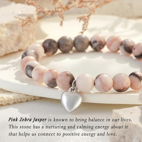 HGDEER ​​سوار على شكل قلب من الحجر الطبيعي للجدة in Kuwait