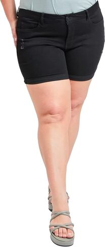 Royalty For Me Women's 1 Button High Rise Cuffed Shorts in Saudi Arabia