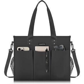 Buringer HOMESPON Large Teacher bag Nurse Bag Tote Bag for Woman Man Everything Handbag Travel Bag with Compartments Pockets