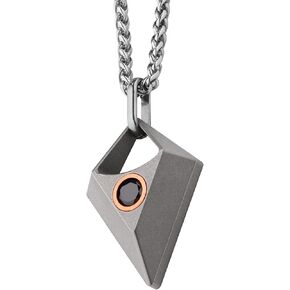 MISCHAM，titanium necklace，necklace for men，necklace，adult necklace，adult necklace，trendy necklaces，Diamond Set Zirconia Necklace in Saudi Arabia