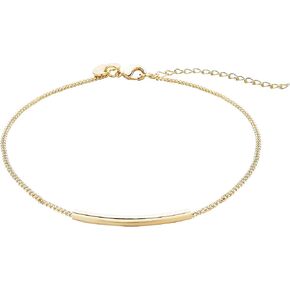 Valloey Rover Women Handmade Dainty Anklet Silver 14K Gold Plated Bead Boho Beach Rhinestone Foot Chain Adjustable Ankle Bracelet for Women in Saudi Arabia