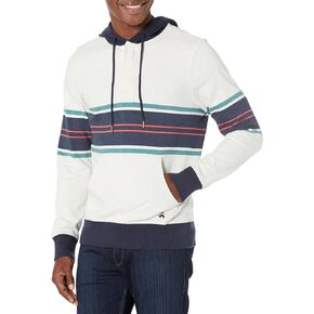 Brooks Brothers mens Long Sleeve Chest Stripe Rugby Hoodie Shirt in Kuwait