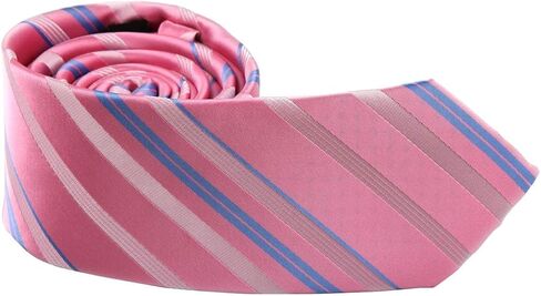 ربطة عنق رفيعة من الحرير 100% من EPOINT للرجال، ربطات عنق رفيعة خالية من التجاعيد 5 أنماط in Kuwait