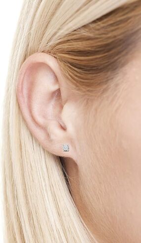 Natalia Drake 1/10-1/2 Cttw Round Brilliant Cut Diamond Stud Earrings for Women in 925 Sterling Silver Miracle Plate Color H-I/Clarity I1-I2 in Saudi Arabia