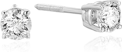 1/3 cttw Diamond Stud Earrings 14K White Gold I2-I3 Clarity in Saudi Arabia