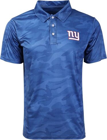 قميص بولو من البوليستر بأكمام قصيرة وشعار فريق FOCO NFL in Kuwait