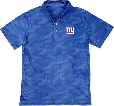 قميص بولو من البوليستر بأكمام قصيرة وشعار فريق FOCO NFL in Kuwait