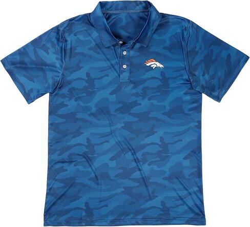 قميص بولو من البوليستر بأكمام قصيرة وشعار فريق FOCO NFL in Kuwait