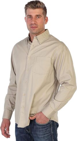 جيوبرتي قميص اوكسفورد للرجال مصنوع من القطن بنسبة 100% مع تباين in Kuwait