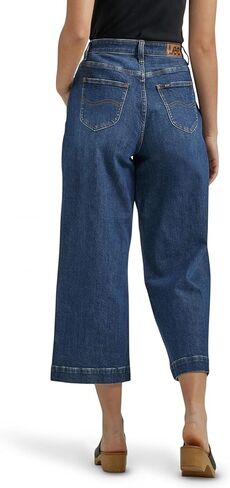 بنطال جينز Lee للسيدات ذو ارتفاع عالٍ وواسع الساق in Kuwait