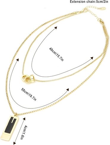 Gleamart Long Pendant Sweater Necklace in Kuwait