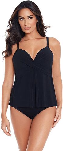 Miraclesuit Women's Swimwear Allura Underwire Foam Cup Adjustable Strap Tankini Bathing Suit TopBathing Suit Top in Saudi Arabia