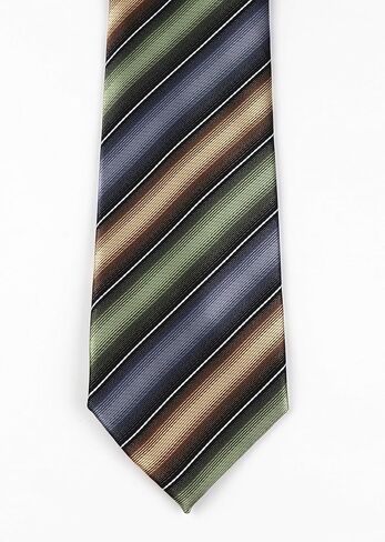 Secdtie Men's Trendy Colorful Striped Silk Ties Jacquard Woven Wedding Neckties in Kuwait
