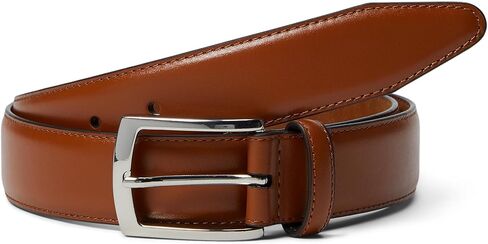 Johnston & Murphy Men's Feather Edge Belt, Tan, 36 in Saudi Arabia