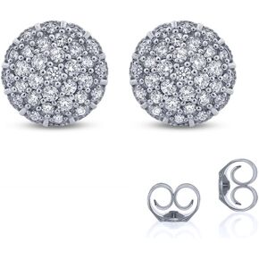 أقراط La Joya 3/4 CT TW Lab Grown Diamond للنساء والرجال - أقراط من الفضة الإسترليني مرصعة بالألماس in Kuwait