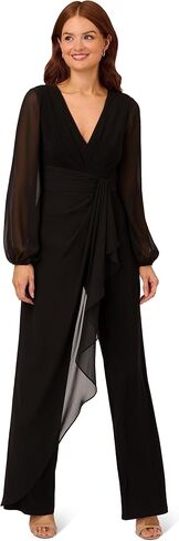 Adrianna Papell Womens Jersey Chiffon Combo JumpsuitPANTS in Saudi Arabia