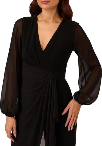 Adrianna Papell Womens Jersey Chiffon Combo JumpsuitPANTS in Saudi Arabia