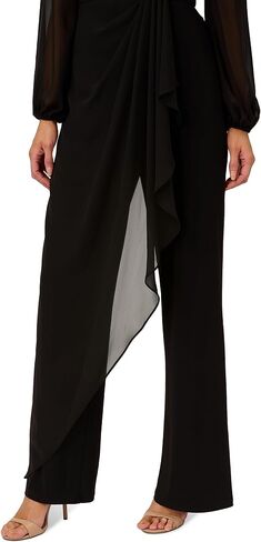 Adrianna Papell Womens Jersey Chiffon Combo JumpsuitPANTS in Saudi Arabia