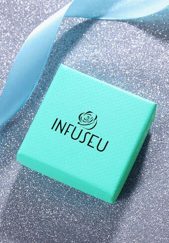 قلادات INFUSEU الأولية الفريدة للنساء والفتيات مجوهرات ذات حروف على شكل قلب صغير، هدايا شخصية ذات مغزى in Saudi Arabia