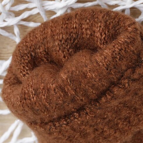 6 ازواج من القفازات الشتوية بدون اصابع مع غطاء قفازات، قفازات صوف دافئة محبوكة قابلة للتحويل للنساء والرجال, متعدد الألوان, M in Kuwait