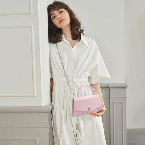 محفظة Simcat للنساء - حقائب يد للسهرة ومحفظة مسائية مع حقائب يد بمقبض سلسلة لحفلات الزفاف in Kuwait