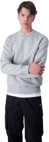 Champion Men's Powerblend Fleece Crew, C Logo (Retired Colors) in Saudi Arabia