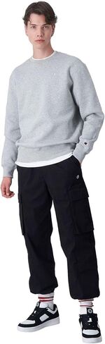 Champion Men's Powerblend Fleece Crew, C Logo (Retired Colors) in Saudi Arabia