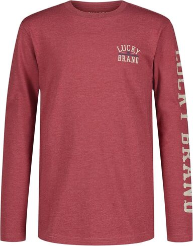 تي شيرت للأولاد بأكمام طويلة ورقبة دائرية من Lucky Brand in Kuwait