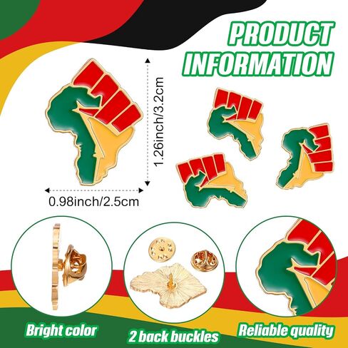 Bucherry Juneteenth Black Lives Matter Lapel Pin Bulk Raised Fist African American Liberation Lapel Pin BLM Black History Month Pins Anti Racism Black History Buttons for Backpacks Clothes in Saudi Arabia