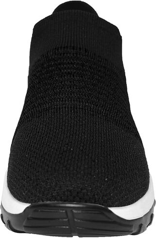 Ad Tec Women's Slip On Sock Sneakers Mesh Upper Walking Shoes | Breathable & Comfortable Air Cushion Casual Wedge Platform Loafers in Kuwait