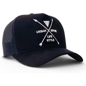 Urban Effort Trucker Hat for Men - Mesh Back Baseball Cap, 5 Panel Snapback Hats for Men and Women in Kuwait