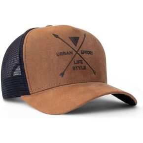 Urban Effort Trucker Hat for Men - Mesh Back Baseball Cap, 5 Panel Snapback Hats for Men and Women in Saudi Arabia