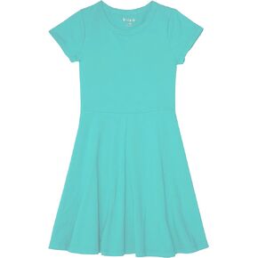 فستان للفتيات من KIDPIK بأكمام قصيرة على شكل حرف A وفساتين متزلجة على شكل حرف A in Kuwait