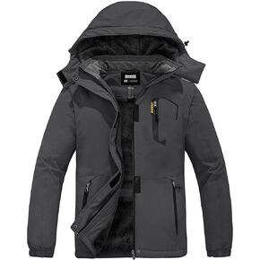 Skieer Women's Waterproof Ski Jacket Warm Winter Coat Fleece Snowboarding Coat