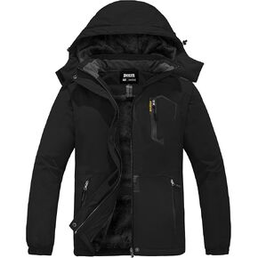 Skieer Women's Waterproof Ski Jacket Warm Winter Coat Fleece Snowboarding Coat